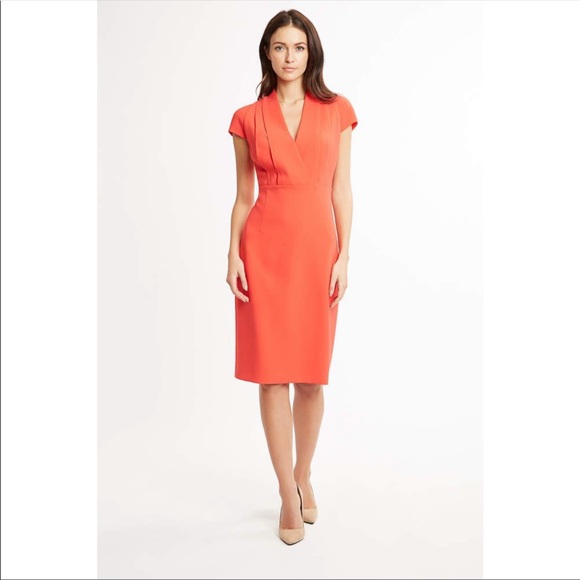 Elie Tahari Dresses & Skirts - ELIE TAHARI bright coral shift dress